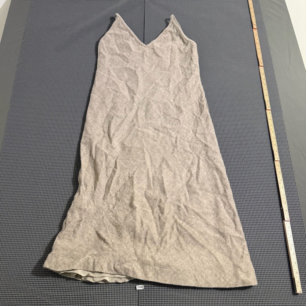 Elizabeth and James Women Tan Sleeveless V-Neck Slip Midi Dress Size S